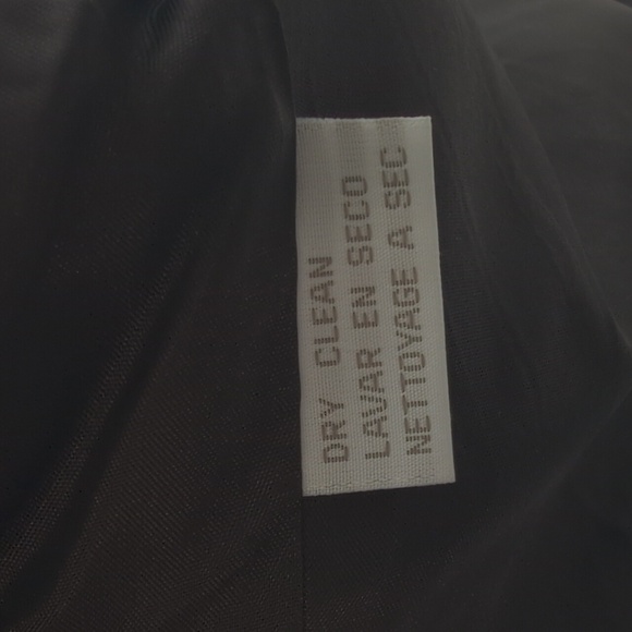 JONES NEW YORK Brown Tuxedo Wrap-Around Long Sleeve Dress  Size 4 - Picture 10 of 12